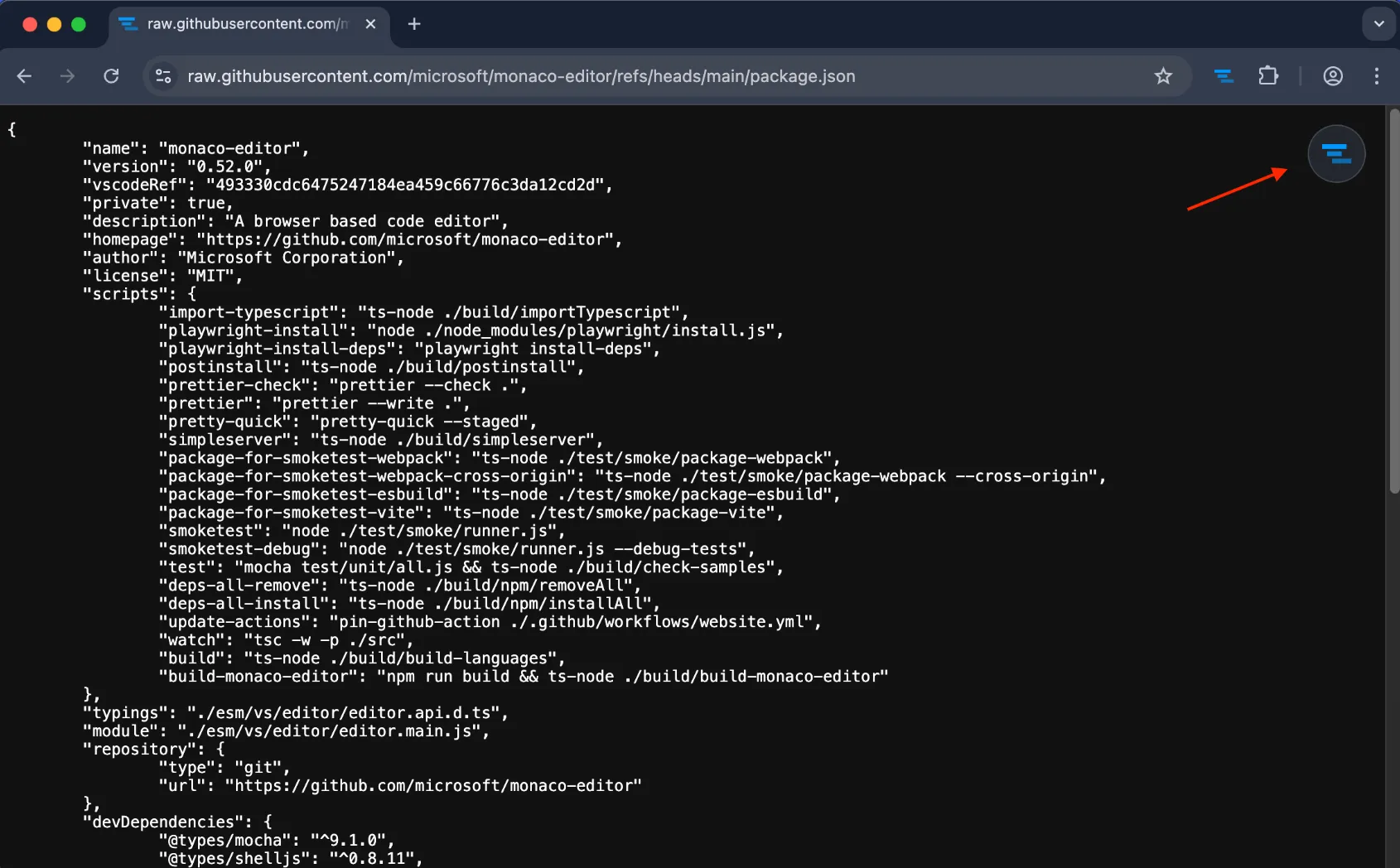 Tachi Code widget